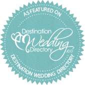 As Featured On Destination Wedding Directory badge
