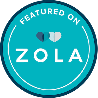 Featured on Zola badge